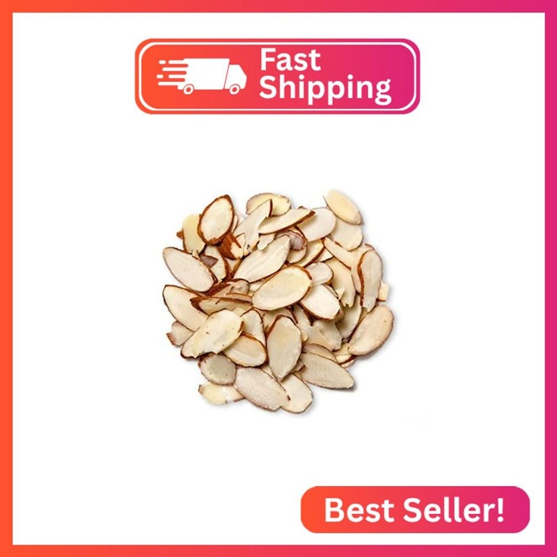 Food to Live California Natural Sliced Almonds, 8 Ounces – Raw Unblanched Almond gallery