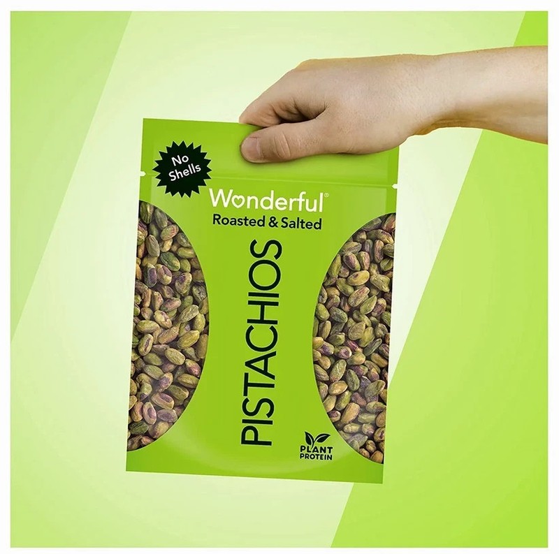 Wonderful Pistachios, No Shells Roasted & Salted Pistachios, 12 Ounce Bag gallery