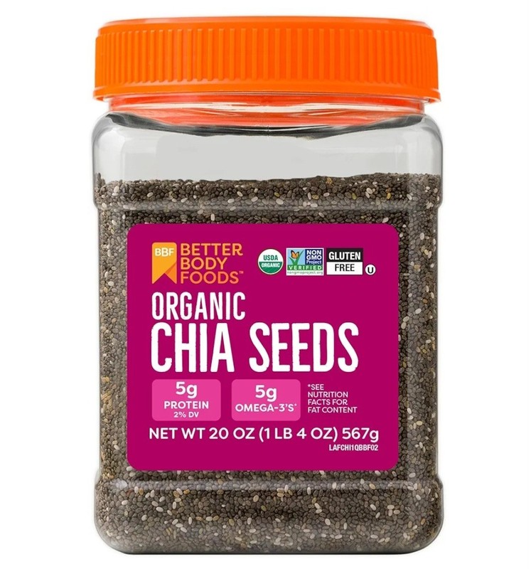 better body foods organic chia seeds 1 lbs 4OZ