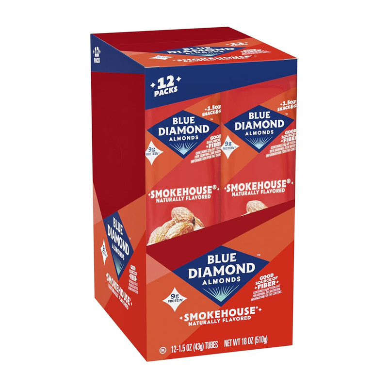 , Smokehouse Flavored Snack Nuts, Single Serve Bags (1.5 Oz. Tubes, Pack of 12) gallery