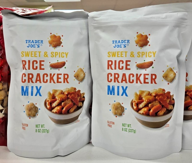2X Packs Trader Joe’s Sweet & Spicy Rice Cracker Mix 8oz each bag