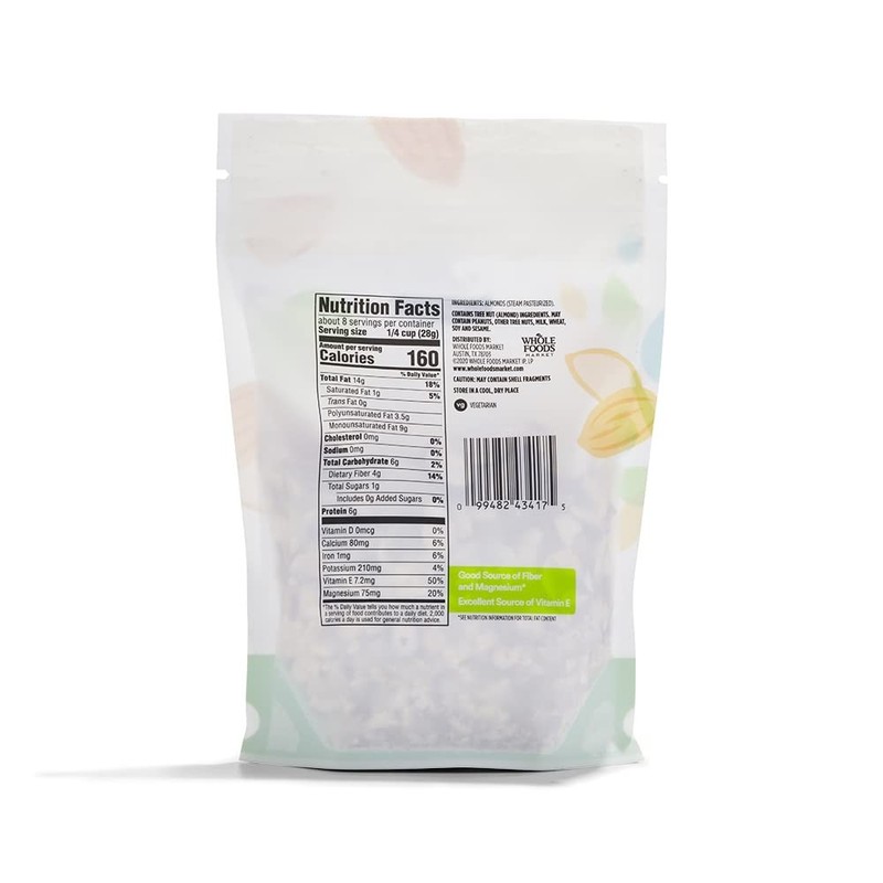 365 by Whole Foods Market, Sliced Almonds, 8 Ounce 8 (Pack of 1) gallery