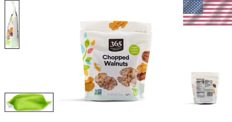 Convenient Pre-Chopped California Walnuts, 8 Ounce Resealable Pouch gallery