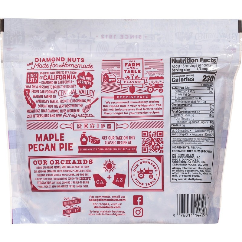 Diamond Chopped Pecans - 16oz gallery