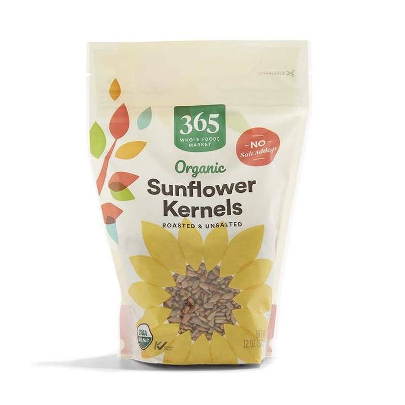 365 by Whole Foods Market, Organic Roasted Unsalted 12 Ounce (Pack of 1)