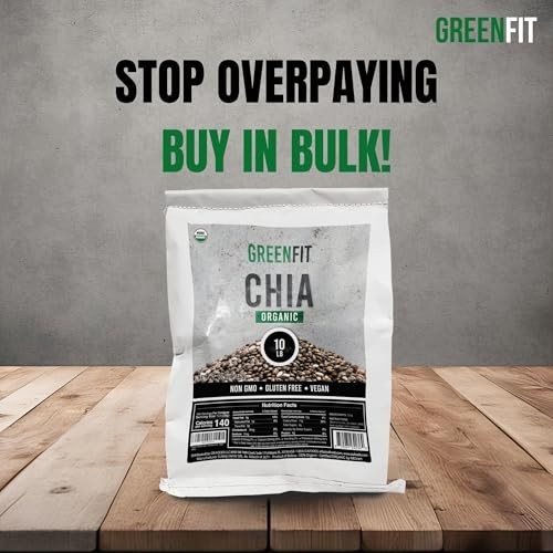 Organic Chia Seeds Bulk 10lbs - Non-GMO, Gluten-Free Superfood, A+ Grade, Vegan gallery
