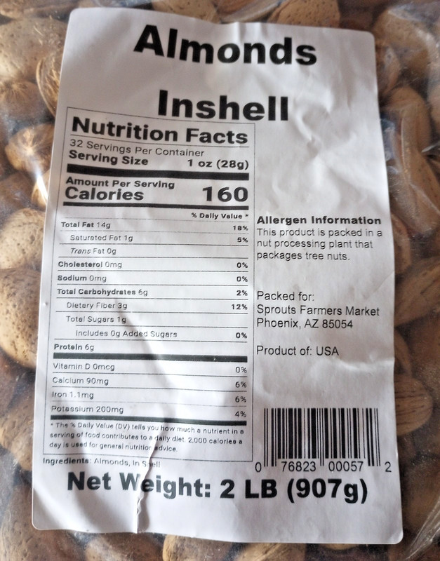 NEW (2) Two-Pound Bag of Almonds (inshell) gallery