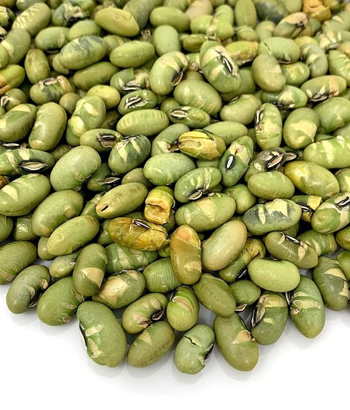Lightly Salted Dry Roasted Imported Edamame Green Soybeans | 1 Pound gallery