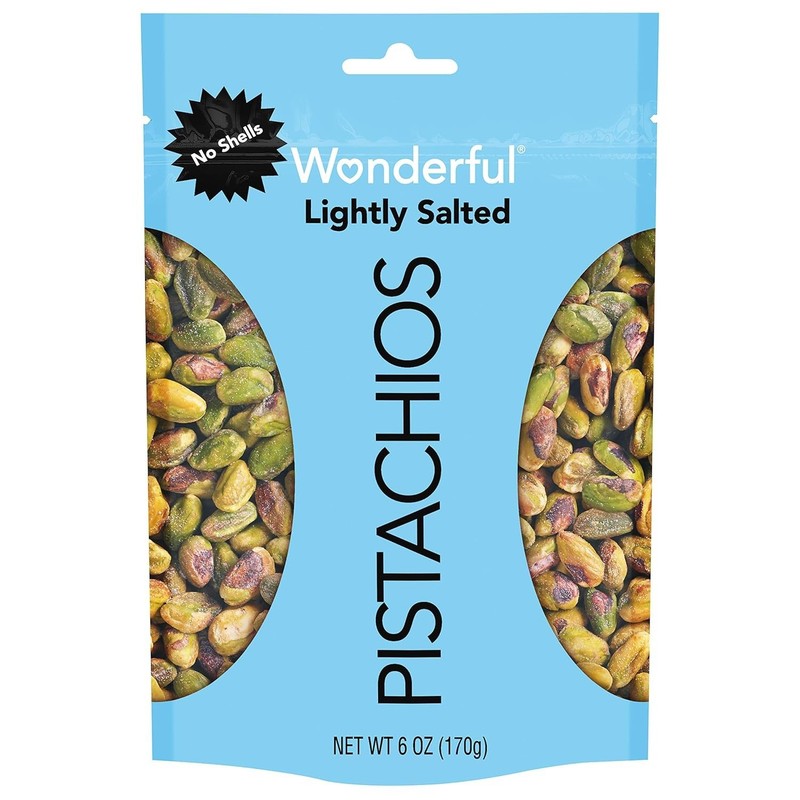 Wonderful Pistachios No Shells, Roasted & Salted Nuts, 24 Ounce Resealable Bag gallery