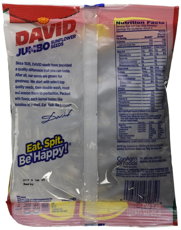 Sunflower Jumbo Seeds Reduced Sodium 5.25 Ounce (Pack of 3) gallery