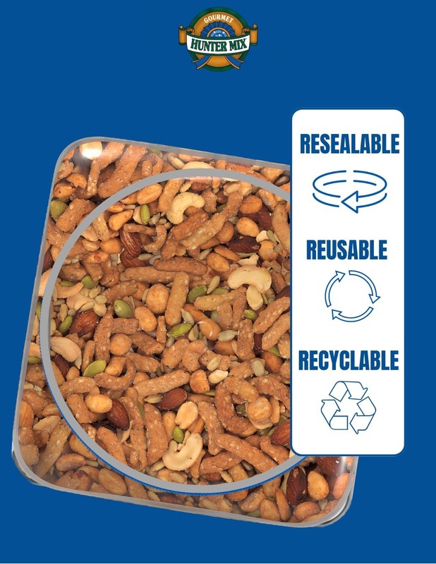 Honey Roasted Trail Mix - Bulk 23oz Snack Mix with Nuts, Seeds & Sesame Sticks gallery