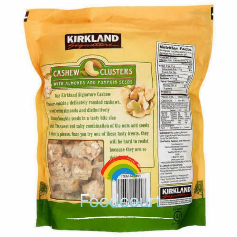 2 Packs Kirkland Signature Cashew Clusters 32 oz Each Pack gallery