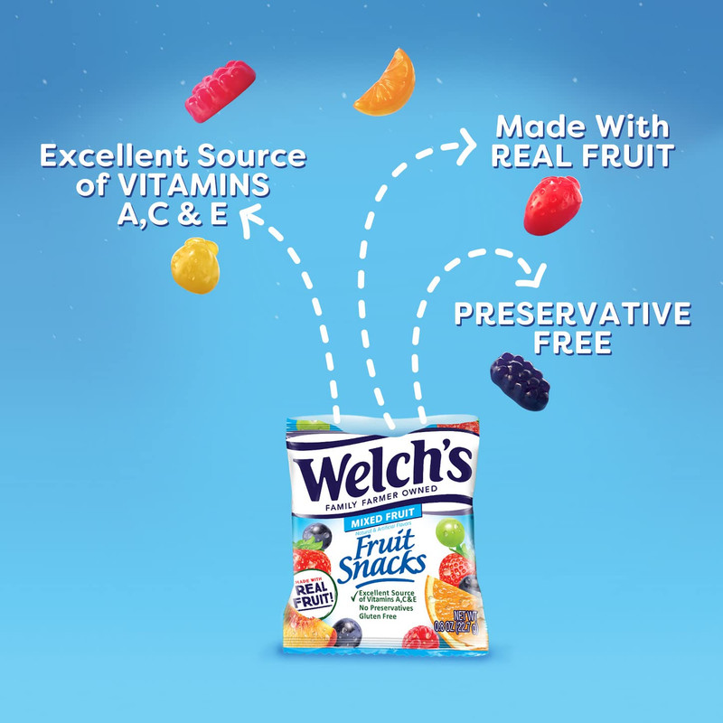 Fruit Snacks, Mixed Fruit, Perfect Stocking Stuffer for Kids, Gluten Free, Bulk gallery
