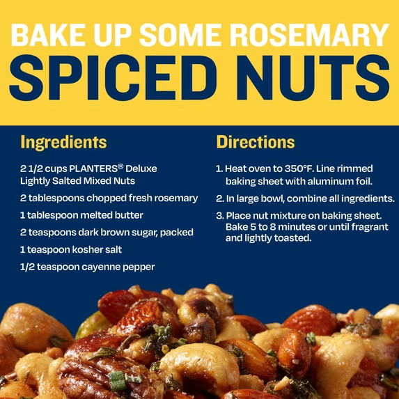 Planters Mixed Nuts, Lightly Salted Deluxe Mixed Nuts, 15.25 Ounce, 2 Pack gallery
