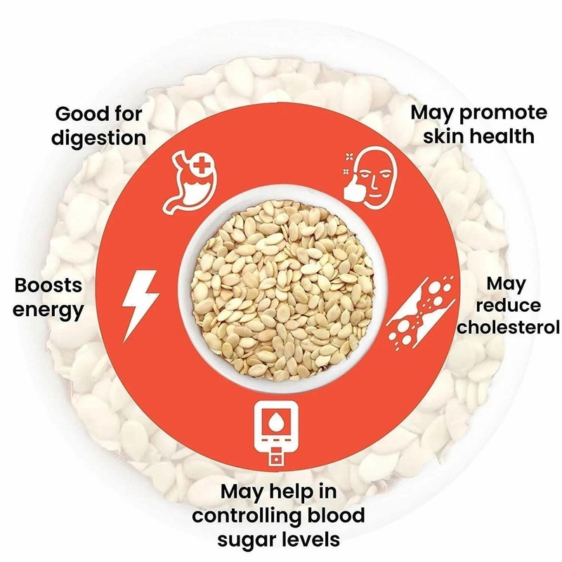 Raw Watermelon Seeds Magaj High Protein Healthy Snack Pack -50g Free Shipping gallery