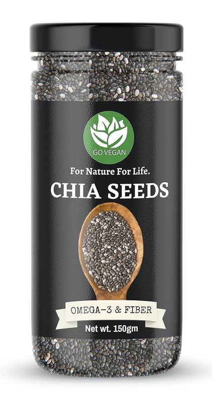 Go Vegan Chia Seeds 150gm gallery