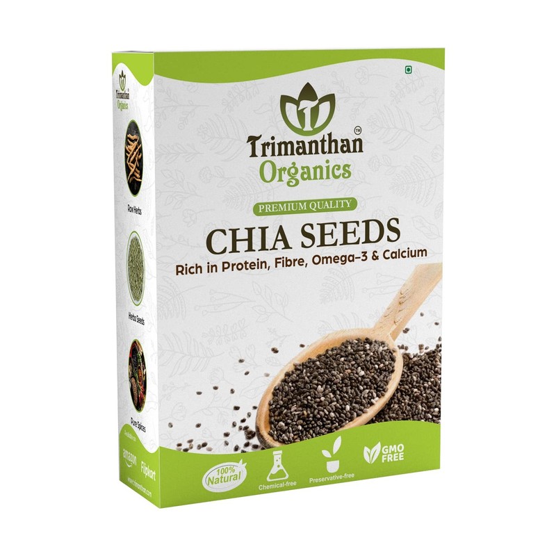 Trimanthan Organics Chia Seeds 400gm