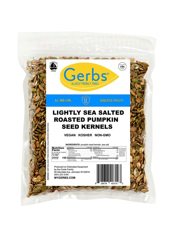 Shelled Pumpkin Seed Kernels Lightly Salted 4 LBS Top 11 Allergen Free Dry Roast gallery