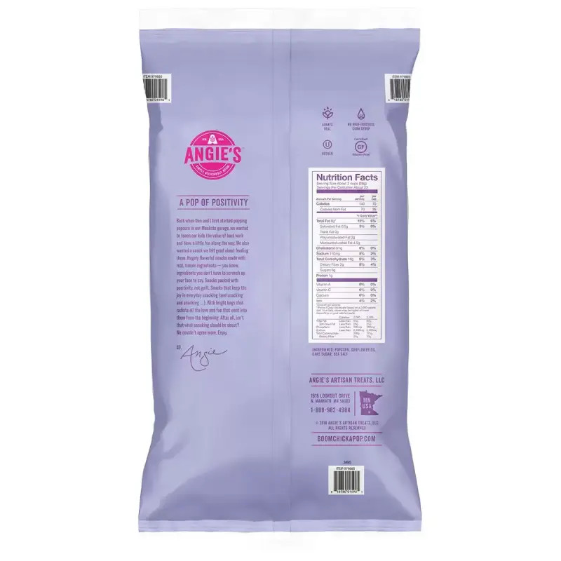 [Angie's] Boom Chicka Pop Sweet & Salty Kettle Popcorn 652g 鹹甜爆米花 gallery