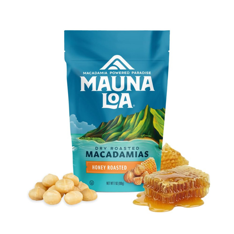 Garlic Onion Roasted Macadamia Nuts, 7 Oz Resealable Bag, Keto Friendly, Gluten gallery