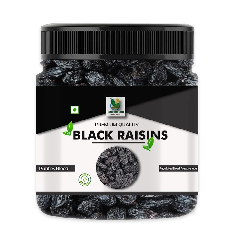 Sunshine Nuts Black Raisins 250gm