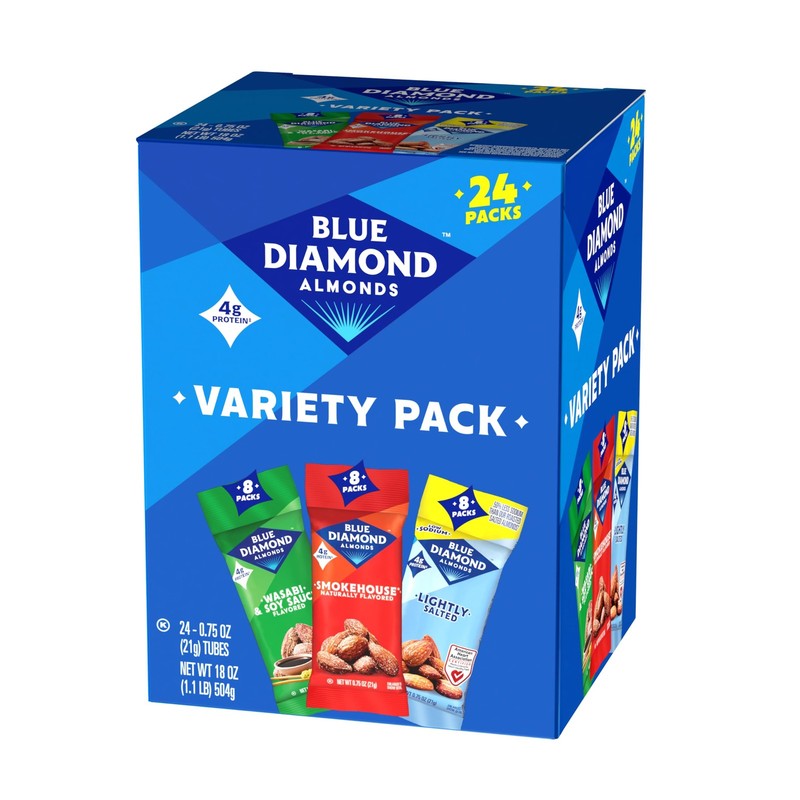 Snack Nut Variety Pack for Kids, Office, School, On-the-go, 0.75 oz Gluten Fr... gallery