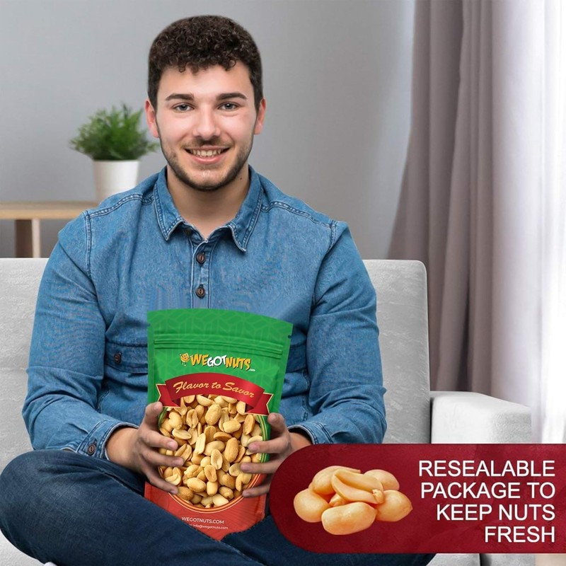 Delectable 5lb Roasted Peanuts - Unsalted, Kosher & Ideal for Homemade Spreads gallery