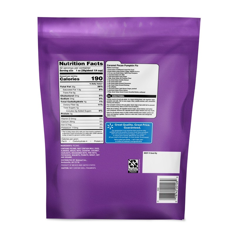 Great Value Pecan Halves, 32 oz gallery