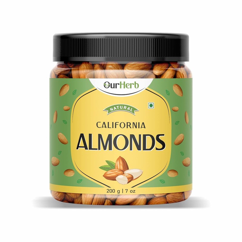 OurHerb California Almonds 200gm
