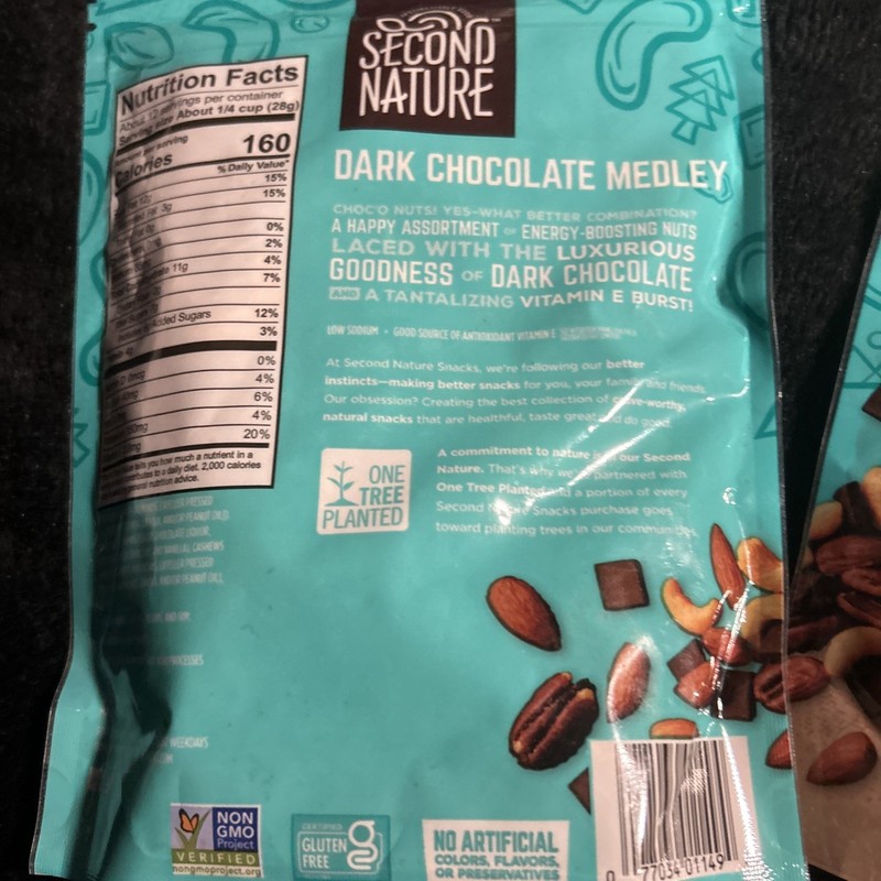 Lot Of 2 Dark Chocolate Medley Trail Mix 12 Oz.(24oz Total) Resealable Pouch gallery