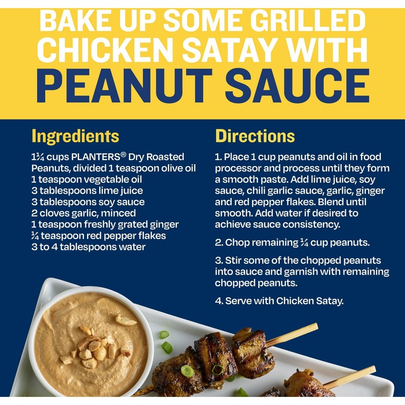 Planters Unsalted Dry Roasted Peanuts, 16 Ounce gallery