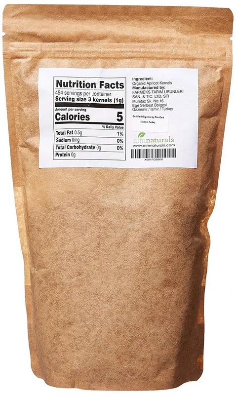 Bitter Apricot Kernels 1LB-100% USDA Certified Organic Bitter Apricot Seeds Free gallery
