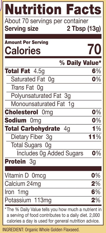 Bobs Red Mill Flaxseed Meal Golden Organic, 32 oz gallery