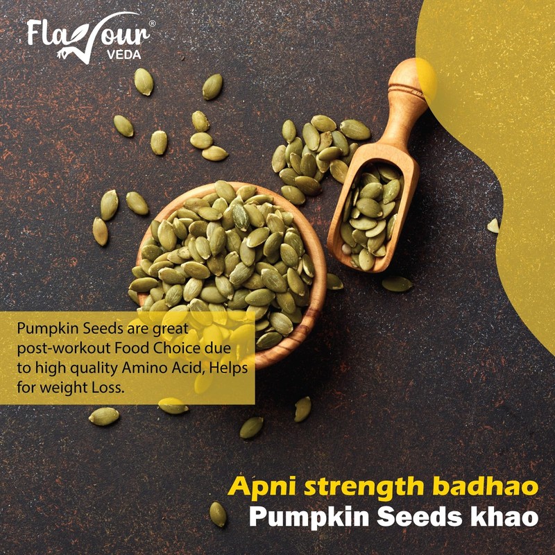 Flavour Veda Pumpkin & Sunflower Seeds 100g x2 | Fibre Rich Raw Superfood Combo gallery
