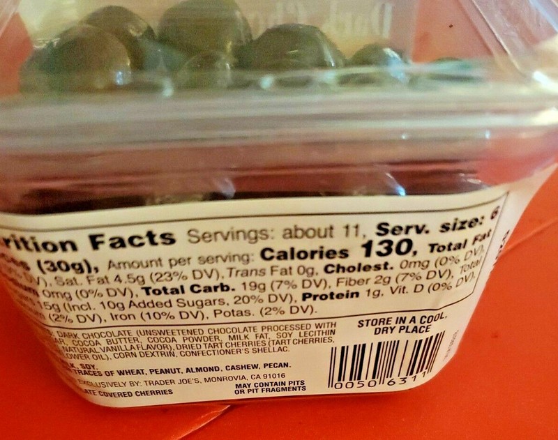 3 PACK TRADER JOE'S DARK CHOCOLATE COVERED CHERRIES 12 OZ EACH gallery
