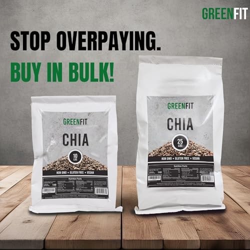 Premium Bulk Chia Seeds 10lbs - A+ Grade, Non-GMO, Gluten-Free Superfood, Vegan gallery