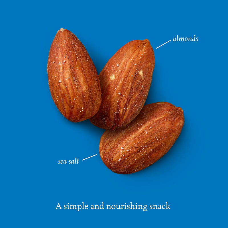 Dry Roasted Almonds, 1.5 Oz Grab & Go Bags (18 Packs) - Sea Salt, Non-GMO, Koshe gallery