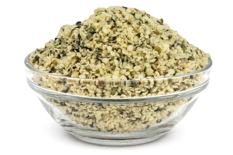 Organic Hemp Seeds (Raw, No Shell) Shelled Hemp Seeds, 5 pounds