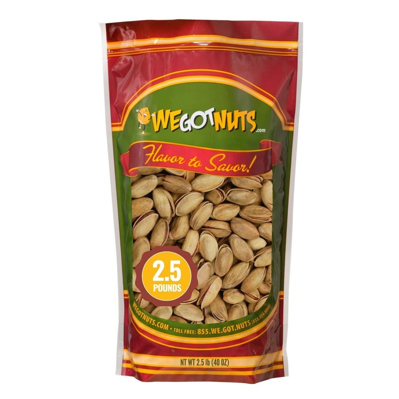 Gourmet 2.5 lbs Turkish Antep Pistachios - Natural, Salted, Resealable Freshness gallery