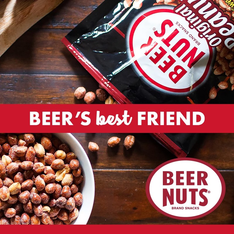 BEER NUTS Original Peanuts - Sweet & Salty Bar Nuts - Gluten Free, Kosher, Lo... gallery
