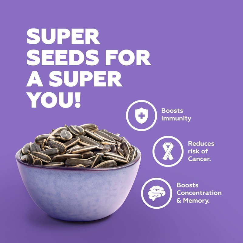Yogabar Sunflower Seeds 250g | Protein & Fibre-Rich Healthy Snack Superfood gallery