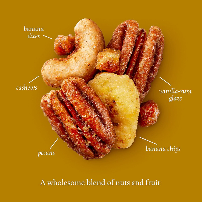 Sahale Snacks Glazed Mix, Banana Rum Pecans, 24 Ounce gallery