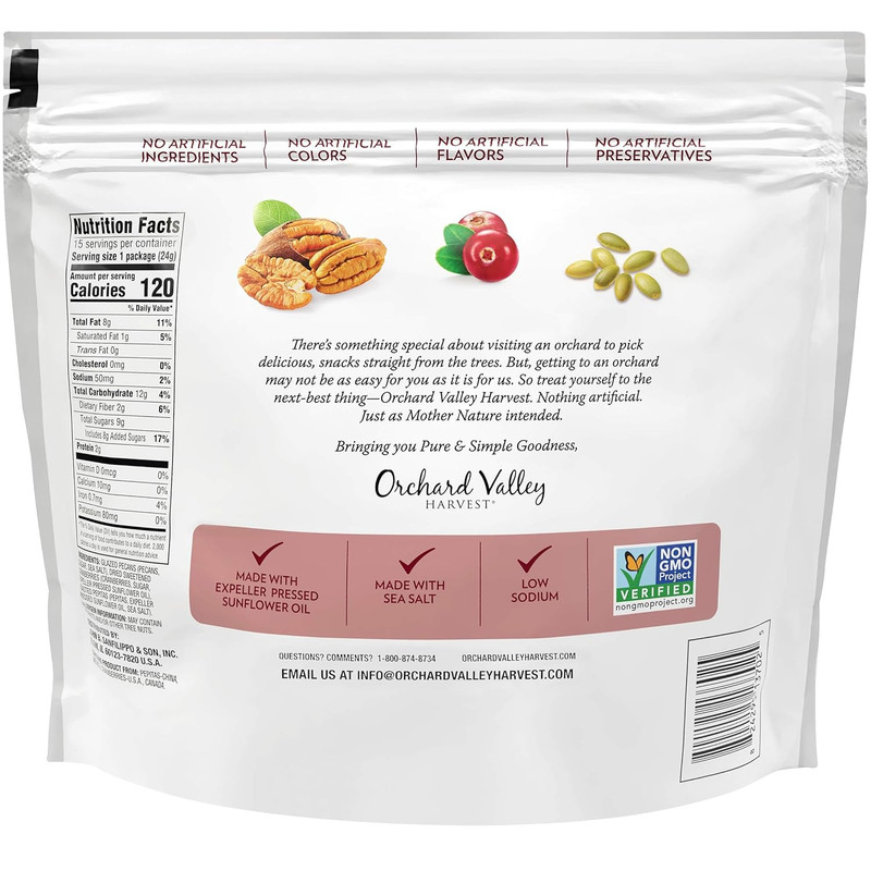 Orchard Valley Harvest Glazed Pecans Salad Toppers, 0.85 Ounce Bags (Pack of 15) gallery