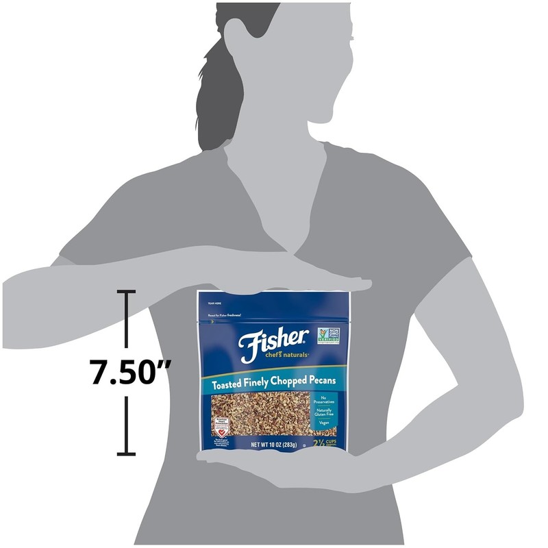 Nutritious 10 oz Pack of Chopped Pecans - Protein Snack, Kosher Certified gallery