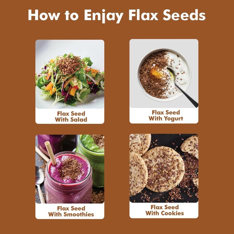 Ramam Flax Seeds 500g | Raw Alsi Seeds | High Fiber, Magnesium & Heart Health gallery