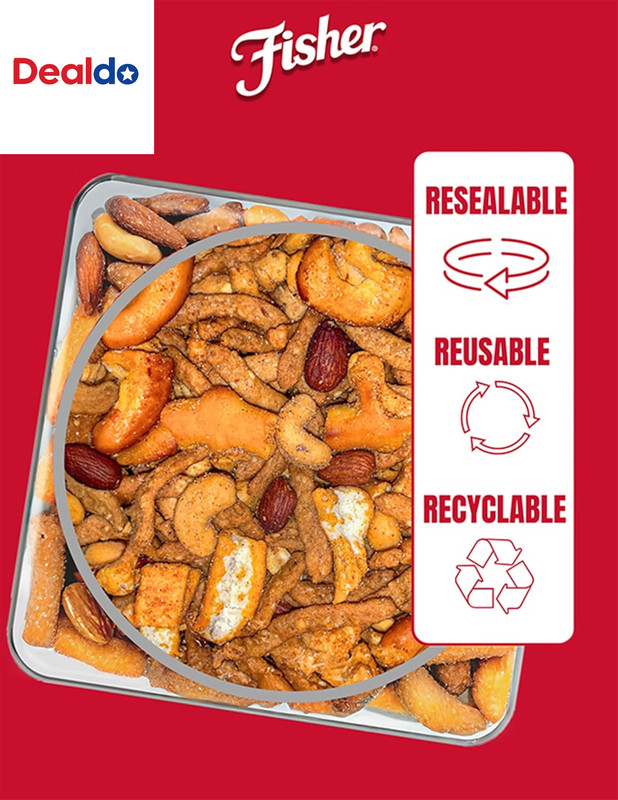 Spicy Buffalo Bulk Trail Mix, 31 Oz Jar; Buffalo Seasoned Sesame Sticks, Peanuts gallery