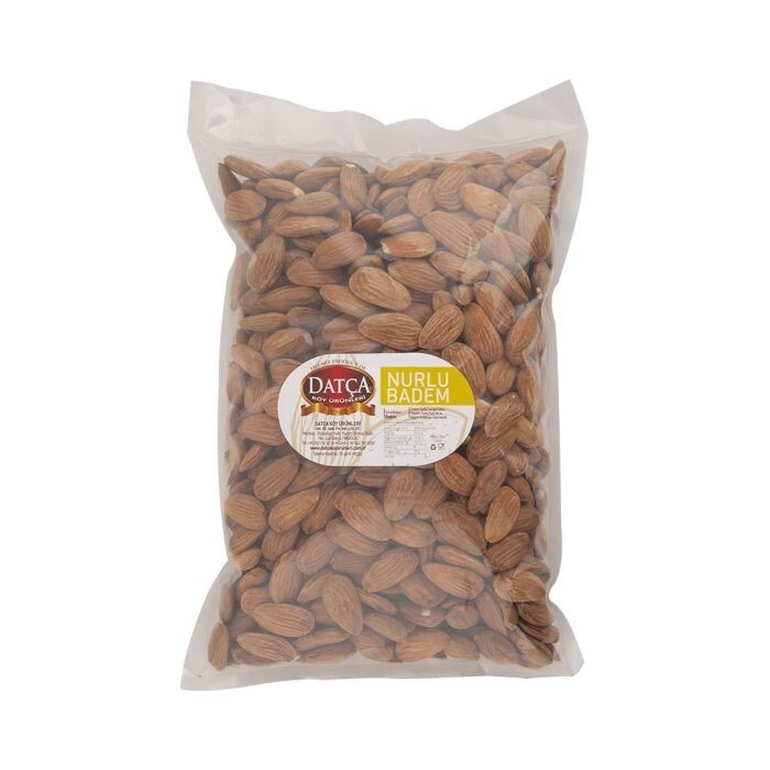 ORGANIC DATCA MEDITERRANEAN RAW NURLU ALMOND 1000 G (2.2 lb) VEGAN NON-GMO