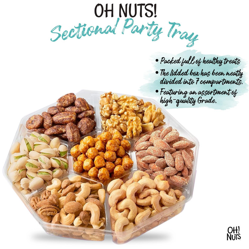 7 Variety Nuts Gift Basket - Healthy Food Assorted Nuts Gifts Baskets - Holiday gallery