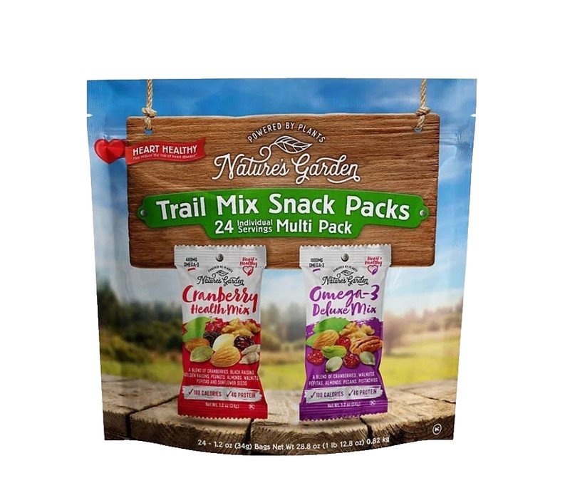 Nature's Garden Trail Mix Snack Packs (1.2oz., 24pk) Great Price