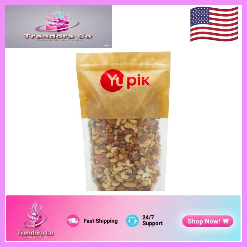 Natural Raw Mix Nuts, 16 oz - Nutty Goodness with No Additives or Preservatives